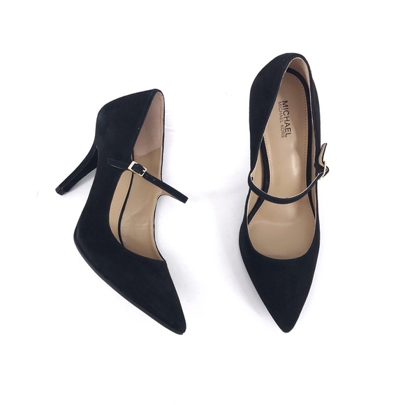 michael kors claire suede pump